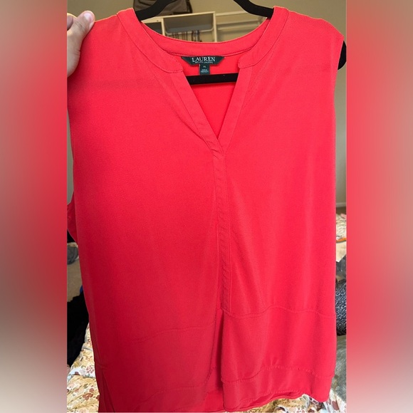 Authentic Ralph Lauren red sleeveless shirt! - Picture 8 of 8